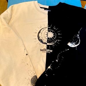 Valkgrave Total Eclipse sweatshirt size large by Valkrae